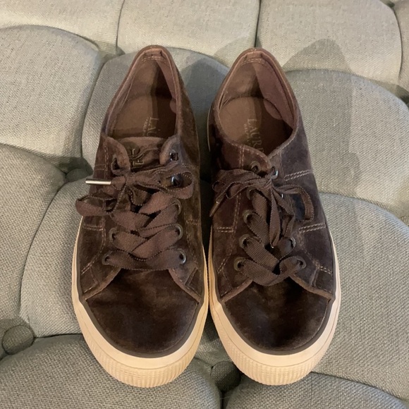 Lauren Ralph Lauren Velvet Sneaker - Picture 2 of 12